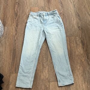 American Eagle Outfitters Mom Jean Light Wash Denim